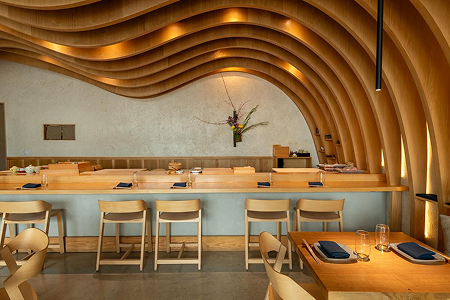 Hiyakawa restaurant dining room